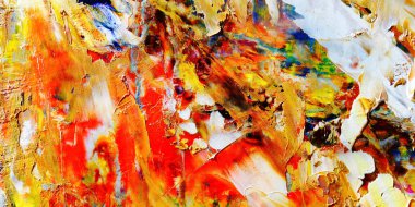 Renkli soyut arka plan duvar kağıdı. Modern motif görsel sanat. Yağlı boya karışımı. Moda el boyama bezi. Duvar dekorasyonu ve duvar resimleri fikri. 3 Boyutlu Doku.