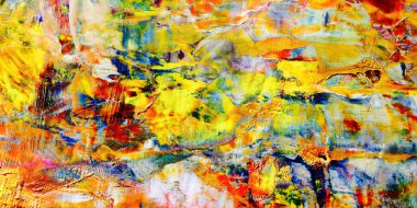 Renkli soyut arka plan duvar kağıdı. Modern motif görsel sanat. Yağlı boya karışımı. Moda el boyama bezi. Duvar dekorasyonu ve duvar resimleri fikri. 3 Boyutlu Doku.