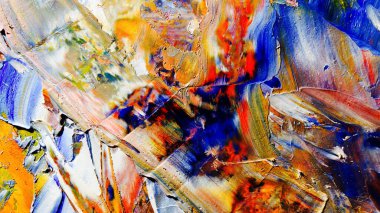 Renkli soyut arka plan duvar kağıdı. Modern motif görsel sanat. Yağlı boya karışımı. Moda el boyama bezi. Duvar dekorasyonu ve duvar resimleri fikri. 3 Boyutlu Doku.