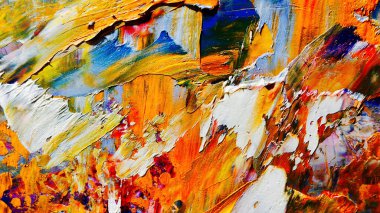 Renkli soyut arka plan duvar kağıdı. Modern motif görsel sanat. Yağlı boya karışımı. Moda el boyama bezi. Duvar dekorasyonu ve duvar resimleri fikri. 3 Boyutlu Doku.