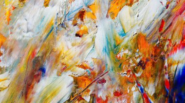 Renkli soyut arka plan duvar kağıdı. Modern motif görsel sanat. Yağlı boya karışımı. Moda el boyama bezi. Duvar dekorasyonu ve duvar resimleri fikri. 3 Boyutlu Doku.