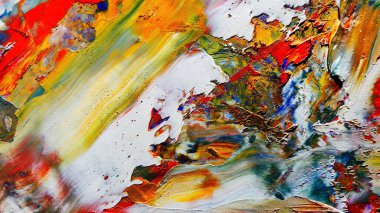 Renkli soyut arka plan duvar kağıdı. Modern motif görsel sanat. Yağlı boya karışımı. Moda el boyama bezi. Duvar dekorasyonu ve duvar resimleri fikri. 3 Boyutlu Doku.