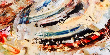 Renkli soyut arka plan duvar kağıdı. Modern motif görsel sanat. Yağlı boya karışımı. Moda el boyama bezi. Duvar dekorasyonu ve duvar resimleri fikri. 3 Boyutlu Doku