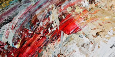 Renkli soyut arka plan duvar kağıdı. Modern motif görsel sanat. Yağlı boya karışımı. Moda el boyama bezi. Duvar dekorasyonu ve duvar resimleri fikri. 3 Boyutlu Doku