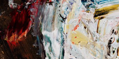 Renkli soyut arka plan duvar kağıdı. Modern motif görsel sanat. Yağlı boya karışımı. Moda el boyama bezi. Duvar dekorasyonu ve duvar resimleri fikri. 3 Boyutlu Doku