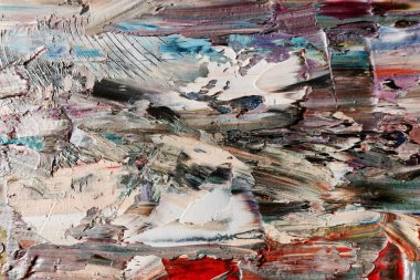 Renkli soyut arka plan duvar kağıdı. Modern motif görsel sanat. Yağlı boya karışımı. Moda el boyama bezi. Duvar dekorasyonu ve duvar resimleri fikri. 3 Boyutlu Doku.