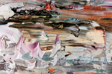 Renkli soyut arka plan duvar kağıdı. Modern motif görsel sanat. Yağlı boya karışımı. Moda el boyama bezi. Duvar dekorasyonu ve duvar resimleri fikri. 3 Boyutlu Doku.