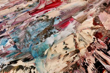 Renkli soyut arka plan duvar kağıdı. Modern motif görsel sanat. Yağlı boya karışımı. Moda el boyama bezi. Duvar dekorasyonu ve duvar resimleri fikri. 3 Boyutlu Doku.