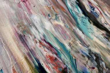 Renkli soyut arka plan duvar kağıdı. Modern motif görsel sanat. Yağlı boya karışımı. Moda el boyama bezi. Duvar dekorasyonu ve duvar resimleri fikri. 3 Boyutlu Doku.