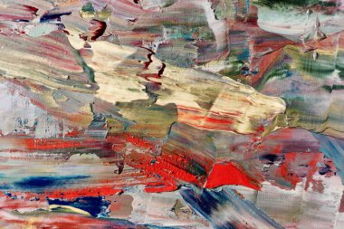 Renkli soyut arka plan duvar kağıdı. Modern motif görsel sanat. Yağlı boya karışımı. Moda el boyama bezi. Duvar dekorasyonu ve duvar resimleri fikri. 3 Boyutlu Doku.