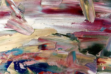 Renkli soyut arka plan duvar kağıdı. Modern motif görsel sanat. Yağlı boya karışımı. Moda el boyama bezi. Duvar dekorasyonu ve duvar resimleri fikri. 3 Boyutlu Doku.