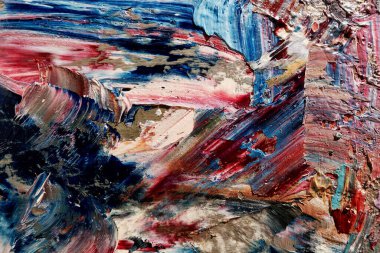 Renkli soyut arka plan duvar kağıdı. Modern motif görsel sanat. Yağlı boya karışımı. Moda el boyama bezi. Duvar dekorasyonu ve duvar resimleri fikri. 3 Boyutlu Doku.