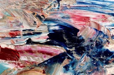 Renkli soyut arka plan duvar kağıdı. Modern motif görsel sanat. Yağlı boya karışımı. Moda el boyama bezi. Duvar dekorasyonu ve duvar resimleri fikri. 3 Boyutlu Doku.