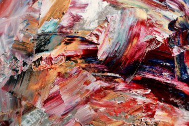 Renkli soyut arka plan duvar kağıdı. Modern motif görsel sanat. Yağlı boya karışımı. Moda el boyama bezi. Duvar dekorasyonu ve duvar resimleri fikri. 3 Boyutlu Doku.