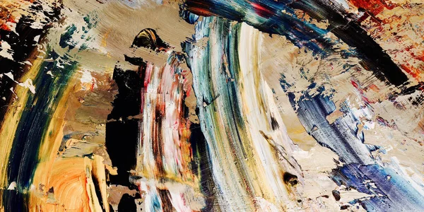 Renkli soyut arka plan duvar kağıdı. Modern motif görsel sanat. Yağlı boya karışımı. Moda el boyama bezi. Duvar dekorasyonu ve duvar resimleri fikri. 3 Boyutlu Doku