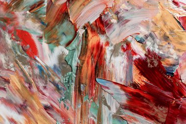 Renkli soyut arka plan duvar kağıdı. Modern motif görsel sanat. Yağlı boya karışımı. Moda el boyama bezi. Duvar dekorasyonu ve duvar resimleri fikri. 3 Boyutlu Doku.