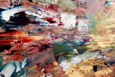 Renkli soyut arka plan duvar kağıdı. Modern motif görsel sanat. Yağlı boya karışımı. Moda el boyama bezi. Duvar dekorasyonu ve duvar resimleri fikri. 3 Boyutlu Doku.