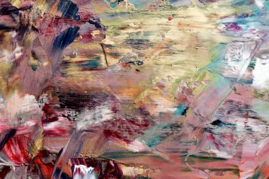 Renkli soyut arka plan duvar kağıdı. Modern motif görsel sanat. Yağlı boya karışımı. Moda el boyama bezi. Duvar dekorasyonu ve duvar resimleri fikri. 3 Boyutlu Doku.