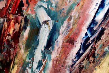 Renkli soyut arka plan duvar kağıdı. Modern motif görsel sanat. Yağlı boya karışımı. Moda el boyama bezi. Duvar dekorasyonu ve duvar resimleri fikri. 3 Boyutlu Doku.