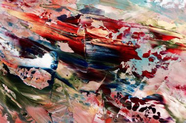 Renkli soyut arka plan duvar kağıdı. Modern motif görsel sanat. Yağlı boya karışımı. Moda el boyama bezi. Duvar dekorasyonu ve duvar resimleri fikri. 3 Boyutlu Doku.