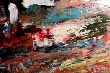 Renkli soyut arka plan duvar kağıdı. Modern motif görsel sanat. Yağlı boya karışımı. Moda el boyama bezi. Duvar dekorasyonu ve duvar resimleri fikri. 3 Boyutlu Doku.