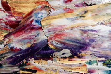 Renkli soyut arka plan duvar kağıdı. Modern motif görsel sanat. Yağlı boya karışımı. Moda el boyama bezi. Duvar dekorasyonu ve duvar resimleri fikri. 3 Boyutlu Doku.