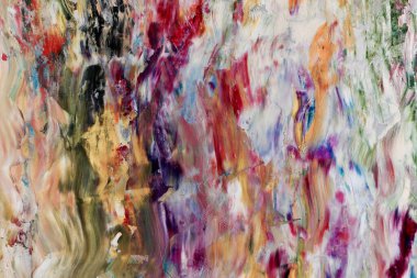 Renkli soyut arka plan duvar kağıdı. Modern motif görsel sanat. Yağlı boya karışımı. Moda el boyama bezi. Duvar dekorasyonu ve duvar resimleri fikri. 3 Boyutlu Doku.