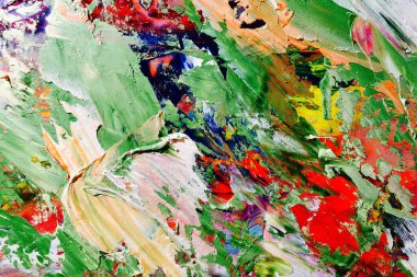 Renkli soyut arka plan duvar kağıdı. Modern motif görsel sanat. Yağlı boya karışımı. Moda el boyama bezi. Duvar dekorasyonu ve duvar resimleri fikri. 3 Boyutlu Doku