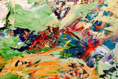 Renkli soyut arka plan duvar kağıdı. Modern motif görsel sanat. Yağlı boya karışımı. Moda el boyama bezi. Duvar dekorasyonu ve duvar resimleri fikri. 3 Boyutlu Doku