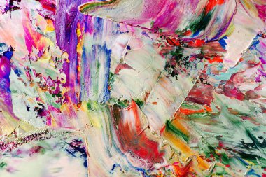 Renkli soyut arka plan duvar kağıdı. Modern motif görsel sanat. Yağlı boya karışımı. Moda el boyama bezi. Duvar dekorasyonu ve duvar resimleri fikri. 3 Boyutlu Doku