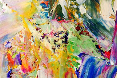 Renkli soyut arka plan duvar kağıdı. Modern motif görsel sanat. Yağlı boya karışımı. Moda el boyama bezi. Duvar dekorasyonu ve duvar resimleri fikri. 3 Boyutlu Doku