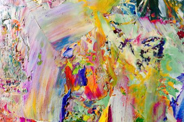 Renkli soyut arka plan duvar kağıdı. Modern motif görsel sanat. Yağlı boya karışımı. Moda el boyama bezi. Duvar dekorasyonu ve duvar resimleri fikri. 3 Boyutlu Doku