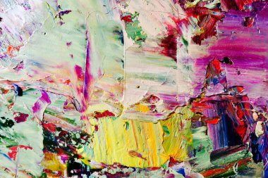 Renkli soyut arka plan duvar kağıdı. Modern motif görsel sanat. Yağlı boya karışımı. Moda el boyama bezi. Duvar dekorasyonu ve duvar resimleri fikri. 3 Boyutlu Doku