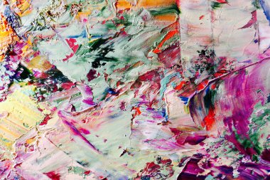 Renkli soyut arka plan duvar kağıdı. Modern motif görsel sanat. Yağlı boya karışımı. Moda el boyama bezi. Duvar dekorasyonu ve duvar resimleri fikri. 3 Boyutlu Doku