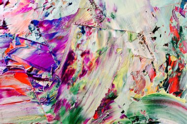 Renkli soyut arka plan duvar kağıdı. Modern motif görsel sanat. Yağlı boya karışımı. Moda el boyama bezi. Duvar dekorasyonu ve duvar resimleri fikri. 3 Boyutlu Doku