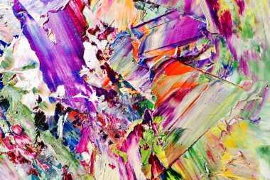 Renkli soyut arka plan duvar kağıdı. Modern motif görsel sanat. Yağlı boya karışımı. Moda el boyama bezi. Duvar dekorasyonu ve duvar resimleri fikri. 3 Boyutlu Doku