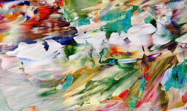 Renkli soyut arka plan duvar kağıdı. Modern motif görsel sanat. Yağlı boya karışımı. Moda el boyama bezi. Duvar dekorasyonu ve duvar resimleri fikri. 3 Boyutlu Doku