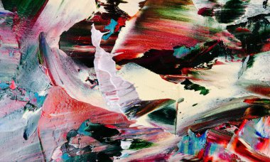 Renkli soyut arka plan duvar kağıdı. Modern motif görsel sanat. Yağlı boya karışımı. Moda el boyama bezi. Duvar dekorasyonu ve duvar resimleri fikri. 3 Boyutlu Doku