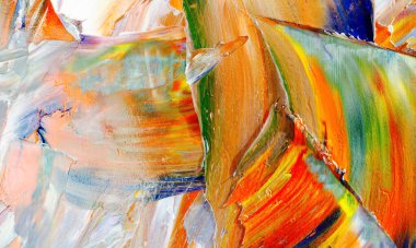 Renkli soyut arka plan duvar kağıdı. Modern motif görsel sanat. Yağlı boya karışımı. Moda el boyama bezi. Duvar dekorasyonu ve duvar resimleri fikri. 3 Boyutlu Doku