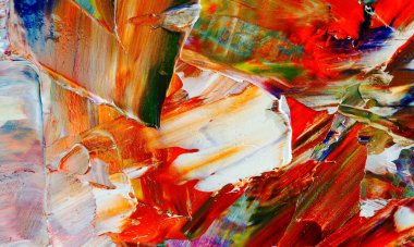 Renkli soyut arka plan duvar kağıdı. Modern motif görsel sanat. Yağlı boya karışımı. Moda el boyama bezi. Duvar dekorasyonu ve duvar resimleri fikri. 3 Boyutlu Doku