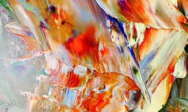 Renkli soyut arka plan duvar kağıdı. Modern motif görsel sanat. Yağlı boya karışımı. Moda el boyama bezi. Duvar dekorasyonu ve duvar resimleri fikri. 3 Boyutlu Doku