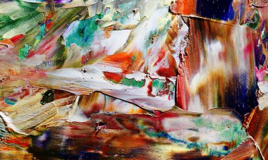 Renkli soyut arka plan duvar kağıdı. Modern motif görsel sanat. Yağlı boya karışımı. Moda el boyama bezi. Duvar dekorasyonu ve duvar resimleri fikri. 3 Boyutlu Doku