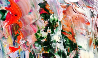 Renkli soyut arka plan duvar kağıdı. Modern motif görsel sanat. Yağlı boya karışımı. Moda el boyama bezi. Duvar dekorasyonu ve duvar resimleri fikri. 3 Boyutlu Doku