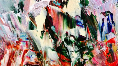 Renkli soyut arka plan duvar kağıdı. Modern motif görsel sanat. Yağlı boya karışımı. Moda el boyama bezi. Duvar dekorasyonu ve duvar resimleri fikri. 3 Boyutlu Doku