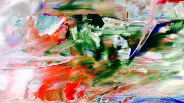 Renkli soyut arka plan duvar kağıdı. Modern motif görsel sanat. Yağlı boya karışımı. Moda el boyama bezi. Duvar dekorasyonu ve duvar resimleri fikri. 3 Boyutlu Doku