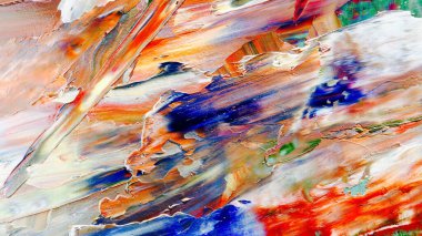 Renkli soyut arka plan duvar kağıdı. Modern motif görsel sanat. Yağlı boya karışımı. Moda el boyama bezi. Duvar dekorasyonu ve duvar resimleri fikri. 3 Boyutlu Doku