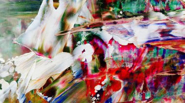 Renkli soyut arka plan duvar kağıdı. Modern motif görsel sanat. Yağlı boya karışımı. Moda el boyama bezi. Duvar dekorasyonu ve duvar resimleri fikri. 3 Boyutlu Doku