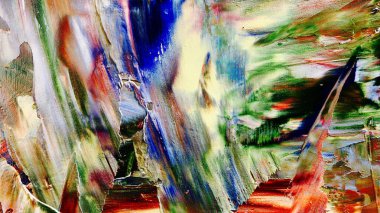 Renkli soyut arka plan duvar kağıdı. Modern motif görsel sanat. Yağlı boya karışımı. Moda el boyama bezi. Duvar dekorasyonu ve duvar resimleri fikri. 3 Boyutlu Doku