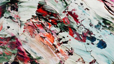 Renkli soyut arka plan duvar kağıdı. Modern motif görsel sanat. Yağlı boya karışımı. Moda el boyama bezi. Duvar dekorasyonu ve duvar resimleri fikri. 3 Boyutlu Doku