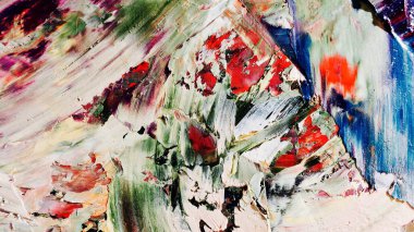 Renkli soyut arka plan duvar kağıdı. Modern motif görsel sanat. Yağlı boya karışımı. Moda el boyama bezi. Duvar dekorasyonu ve duvar resimleri fikri. 3 Boyutlu Doku